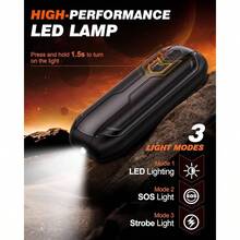 Rechargeable Hand Warmers 2 Pack - 6000mAh AI Handwarmers With Flashlight 5 Level, 20Hrs Long Lasting, 2 In 1 Portable Heater, Women/Men/Camping/Hunting - Black - View 4