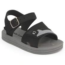 Set Of 2 Pairs Of Comfortable Baby Boys' Sandals With Adjustable Straps - New Release - màu đen - Xem 6