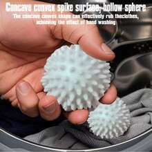 5个可重复使用的洗衣球 - 除毛球、烘干球、衣物柔顺剂、防皱，无需用电