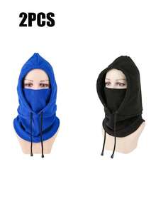 1pc/3pcs Multi-Functional Thermal Hat+Mask+Neck Gaiter 3-In-1 Warmer Ski Hat, Suitable For Cycling, Outdoor, Daily Life, Commute, Birthday Gift For Dad, Family, Friends & Lover, Autumn/Winter Winter Accessories Winter Outfits Warm Accessories