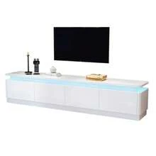 Television Stands & Entertainment Centers - White - View 3