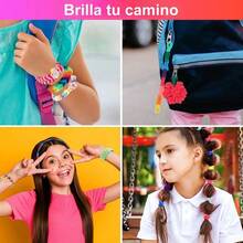 Kit De Ligas Para Pulseras Elásticas Para Niñas, 1000 Piezas - por defecto - Ver 9