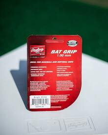 Rawlings - Empuñadura para Bate (1.00 mm) - rojo (Red Wave) - Ver 5