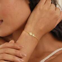 Personalized Birthday Flower Bracelet, Women's Bracelet, Mother's Bracelet, Gift For Sisters, Personalized Gift, Birthday Gift, Christmas Gift, Mother's Day Gift - Multicolor 2 - View 7