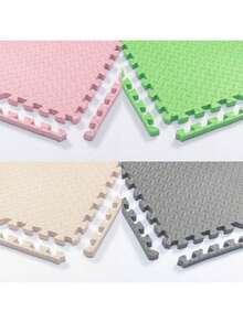 14片装 30*30厘米/11.81*11.81英寸 互锁式地垫，减震地板，加厚卧室垫，适用于露台、健身房、瑜伽室、培训学校等场所。 - 彩色 - 查看 6