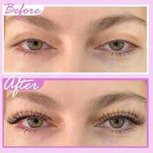 Geeneiya Clear Band Lash Clusters Natural Eyelash Clusters Wispy Cluster Eyelash Extensions 8-16MM Lash Extension D Curl Individual Lashes Not Lashes Kit - ColorI - 查看 5