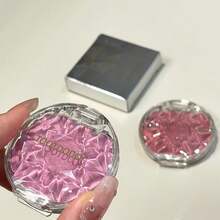 TOOTDODO 微闪粉/蜜桃色腮红膏，蜜桃光泽腮红，柔滑质地，持久水润自然光泽，适合日常可爱妆容和派对妆容，Y2K 美学玫瑰色调 - 彩色 - 查看 4