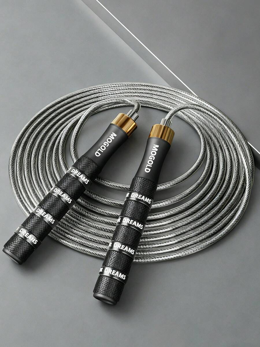 Adjustable Speed Jump Rope, With Self-Locking Screwless Mechanism, Heavy Duty Fitness Jump Rope For Adults, Unisex, Ergonomic Handles, Suitable For CrossFit, HIIT, Fat Burning, Cardio, Home Gym Workout