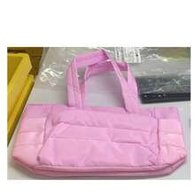1PC Gym Yoga Tote Bag For Women, Lightweight Puffy Travel Duffel Bag Quilted Shoulder Bag Handbag For Travel, Work, Sport, Weekender Overnight Carry On Bag - Multicolor - View 9
