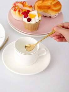 10 piezas Cucharas con diseño de corazón, cucharillas modernas y creativas de acero inoxidable para café y té, cucharas para revolver, cucharas para pastel, útiles escolares, materiales aptos para alimentos, aptas para lavavajillas, de vuelta al colegio para regalar en días festivos, cucharas de café - Multicolor - Ver 6