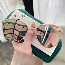 1 Pair Women's Mirror Metal Cat Eye Fashion Glasses, Distinctive Elegant Retro Minimalist Fashion, Suitable For Camping, Beach, Vacation - Nhiều màu - Xem 3