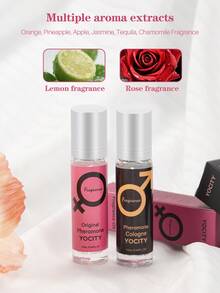 Minyak Esensial Wangi Tahan Lama, Cocok Untuk Pria Dan Wanita, Dengan Aroma Mawar, Lavender, Kayu Cendana, Dan Musk, Sempurna Untuk Penggunaan Sehari-hari Dan Kencan, Hadiah Ideal Untuknya - Beraneka warna - View 2
