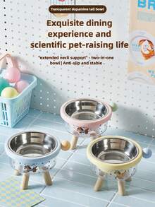 1个高品质宠物碗，防滑防溢猫狗碗，适合客厅、阳台、花园等场所的小型猫狗使用。