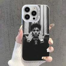 Funda de teléfono Rapper N-NLE C-Choppa para 17,16,15,14,13,12,11,Pro,Max,Plus, cubierta blanca mate a prueba de golpes - Z8 - Ver 8