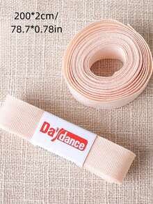 1pc Ballet Pointe Shoe Accessory Elastic Invisible Satin Canvas Shoe Lace Ballet Shoe Bandage Ballet Dancer Dance Training Performance Accessory - Multicolor - View 11