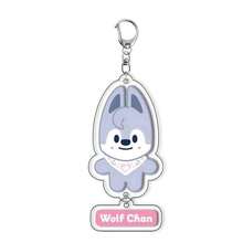 1PC SKZOO Cartoon Acrylic Keychain, 2025 New Cute Chibi Key Ring, KPOP Idol Fan Support Bag Charm Pendant, DIY Accessory For Clothing Backpack Phone Decoration, Collectible Merchandise, Birthday & Holiday Gift For STAY Fans - Multicolor - View 3