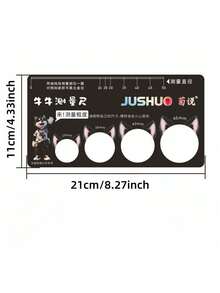 1pc/Set-Convenient And Accurate Measuring Ruler, Made Of PVC Material, Specifically Designed For Men's Size And Privacy Measuring Devices