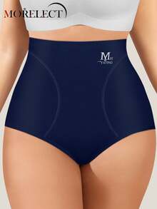 Morelect Women's High Waist Briefs, Shaping, Tummy Control, Skin-Friendly, Comfortable - Navy Blue - View 2