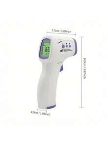 MAMIJOY Non-Contact Thermometer For Measuring Body Temperature With Large LED Display (Batteries Not Included) Ideal Gift For Thanksgiving - White - View 3