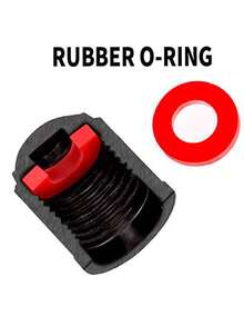 20pcs Plastic Black Car Tire Valve Stem Caps With O-Ring Rubber Seal, Round Top Dustproof Valve Stem Caps For Car, Motorcycle - Black - View 3