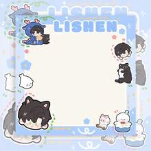 Tình yêu và không gian sâu thẳm Po T It Phim hoạt hình Anime Tần Che Li Shen Xing Hui Qi Yu Ngoại hình cao Tin nhắn Sách Quà tặng sinh nhật - Quà tặng Giáng sinh Quà tặng hoàn hảo - Quà tặng - Nhiều màu - Xem 9