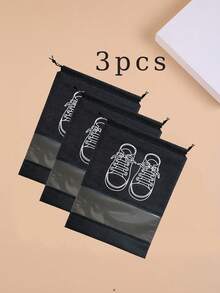 Conjunto de 20 Sacos Organizadores para Sapatos, à Prova de Poeira, com Fecho de Cordão, Transparentes e Impermeáveis, Ideais para Viagens, Atividades ao Ar Livre e Passeios.