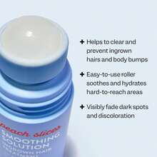 Smoothing Solution Ingrown Hair Treatment (1.69 Oz) - Smooth, Relieve, Soften Skin - 360 Roller - BHA, AHA, PHA, Niacinamide, Licorice - Vegan & Cruelty Free - Korean Skin Care & Beauty - 藍色 - 查看 4
