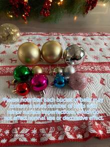 We Recommend Double Checking The Size When Purchasing,24Pcs Christmas Balls Ornaments For Xmas Christmas Tree - Shatterproof Christmas Tree Decorations Hanging Ball For Holiday Wedding Party Decoration (1.1in,1.57in,2.36in)Christmas Decorations For 2024 Best Gifts Birthday Home Decor Room Decor Winter Christmas Decorations Home Christmas Gifts Christmas Decor