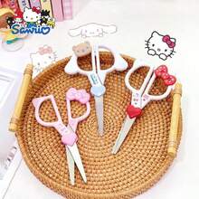 1pc Authentic Sanrio Cartoon Cute Hello Kitty, Pompompurin, Kuromi Handmade Stationery Scissors, Suitable For Students, DIY, Office, Sewing, Arts & Crafts, Gift