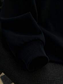 1件少女加厚保暖连体衣，学生服装，适合秋冬季节穿着的长袖上衣 - 黑色 - 查看 5