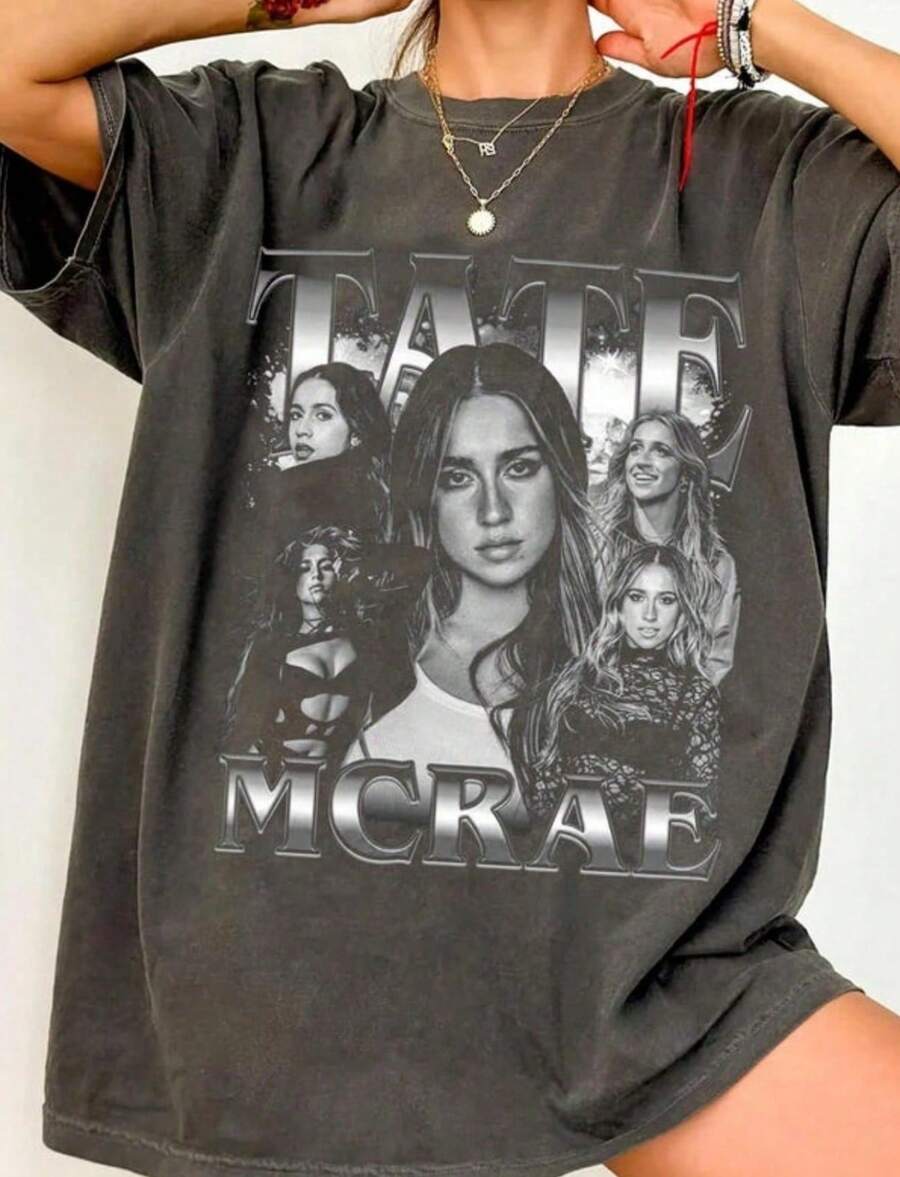 Tate McRae Shirt, Tate McRae Miss Possessive Tour 2025 Shirt, Tate McRae Merch, Tate - Black - View 1