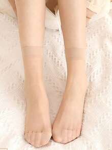 1/5/10/20 pares de medias de seda para mujeres en verano, calcetines cortos ultrafinos, anti-enganches, resistentes al desgaste, dispensables, antideslizantes, invisibles, calcetines transparentes de color carne