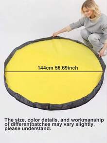 WHICHLIFE 1个大容量可折叠儿童玩具收纳桶 - 可收纳积木、玩具和脏衣服 - 耐用、易清洁、便携，是卧室、客厅和游戏室的理想家居收纳方案 - 灰色 - 查看 4