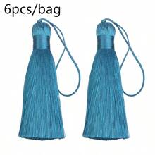 6入組長款涤纶流苏修剪，多彩色，簡單時尚復古風格，適宜製作髮飾和服飾裝飾 - 流蘇 - 查看 16