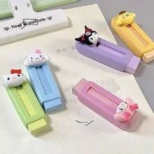 Essential For The Back-To-School Season! 1/5 Sanrio Character Set, Including Hello Kitty, Kuromi, Etc. - ABS Material, Stain-Resistant And Shatterproof - Contains My Melody, My Melody
