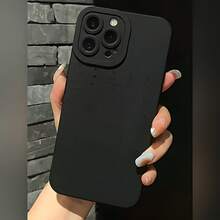 2026 nueva funda de teléfono mate, funda de teléfono con patrón de árbol de Navidad y estrellas, texto de Feliz Navidad para iPhone 17 14 13 12 11 Pro Max, funda de teléfono  Galaxy S23 S22 S21 S20 Ultra, regalo de funda de teléfono para pareja, regalo de vacaciones para novio y novia - Negro - Ver 1