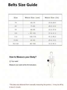 5pcs/2pcs/1pc Women's Fashion Casual Belt Set, Simple Gold Buckle Belt, Suitable For Dates, Banquets, Parties And Casual Wear, All Seasons, Can Be Paired With Dresses And Jeans - Multicolor - View 11