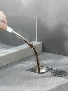 1件装管道疏通刷 浴室毛发下水道水槽清洁刷 排水管清洁器 柔性清洁器 堵塞物清理器，柔性管道排水刷，排水清洁设备，浴室配件 排水管疏通工具，水槽溢水清洁刷，家用排水管毛发收集器 厨房用品 厨房配件 厨房工具 - 白色 - 查看 8