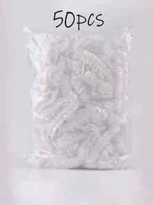 50/100/200个装 特大加厚一次性透明塑料多用途浴帽 - 無色 - 查看 14