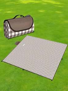 1pc Oxford Cloth Picnic Mat For Outdoor Camping, Beach, Moisture-Proof, Waterproof, Dust-Proof, Scratch-Resistant, And Easy To Clean., Picnic Blanket - Multicolor - View 10