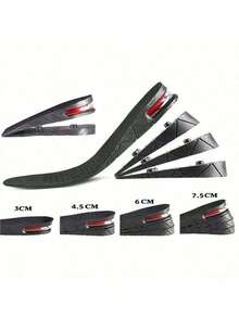 1-4 طبقة ارتفاع 3-9 سم وسائد رفع الكعب، وسائد وسادة هوائية، ديكورات حفلات وحفلات عيد الحب والكرنفال والحفلات، أحذية، اختيارات الربيع والصيف، هدايا لوصيفات العروس، ديكور غرفة النوم والشاطئ والسفر للرجال والنساء، عيد المرأة، الضروريات السفرية، هدايا الزفاف، Y2K، ديكور السيارة والمطبخ للنساء، أشياء جميلة - الأسود - مشاهدة 5