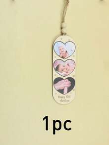 LICVIC Custom Christmas Decorations, Personalized Christmas Tree Decorations, Customized 1-4 Photos Ornaments, Customizable Text Christmas Decor, Boys, Girls - Style a - View 9