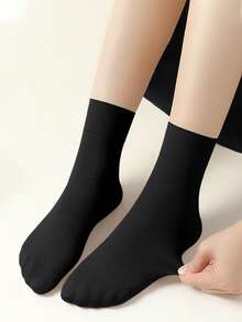 1/5/10/20 đôi tất mỏng trong suốt cho nữ, mùa hè, chống xước, bền, không đường may, màu nude trong suốt như pha lê. - Nhiều màu - Xem 4