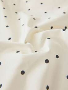 2/3pcs/Set Black White Polka Dot Pattern Duvet Cover Set Easy Care Microfiber Soft Bedding Set Soft Breatheable Wrink-Free Better For Sleep, Luxury Hotel Style, Gift For Mom Dad Friend, Quilt Comforter Duvet Cover*1 Pillowcase*1/2 King Queen Full Twin Size