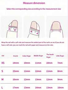 10pcs Handmade Almond-Shaped Red & White Polka Dot Cute Minimalist Fashionable High-End False Nails Handmade Press On Nails - Multicolor - View 6