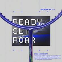 Powertek 1000 PRO Graphite Strung Badminton Racket With Full Racket Cover - Navy/Pink - View 5