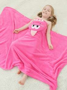 MICHLEY Cartoon Hooded Baby Bath Towel, Unisex, Soft & Comfortable, Can Be Used As Swim Robe Or Large Face Towel, Size: 49.2 Inches X 31.5 Inches, Suitable For 0-7 Years Old Babies - Multicolor - View 7