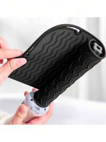 畅销卷发棒、直发器、硅胶隔热垫、造型工具防滑垫、沙龙造型设备、造型夹、多功能造型器、流线型设计、现代造型器、男女通用、专业造型师适用、日常造型、多用途隔热垫 - 彩色 - 查看 10