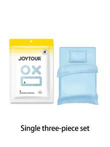 Disposable Bed Sheet Sets, Bathrobes, Towels, Duvet Covers, Pillowcases, And Three- Or Four-Piece Double/Travel Hotel And Travel Supplies.With High-Quality.SOFT,COMFORT MATERIAL.Being Sturdy And Tear-Resistant, Ensuring A Breathable,Non-Suffocating Sleep Experience That Caters To All Your Comfort Needs.Individually Packaged, Small And Convenient.For Home, Hotel, Travel, Tourism,Party Favor Halloween Valentine's Day, Christmas - Multicolor - View 6