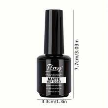 FTMY 3-Piece/1-Piece 15ml Nail Polish Set Glossy, Matte Top Coat, Base Coat For Women, High Gloss, Low Odor, Long-Lasting, Perfect For Home Use - Trong suốt 3 - Xem 2